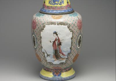 图片[2]-Vase with painted enamel decor, Qing dynasty (1644-1911)-China Archive